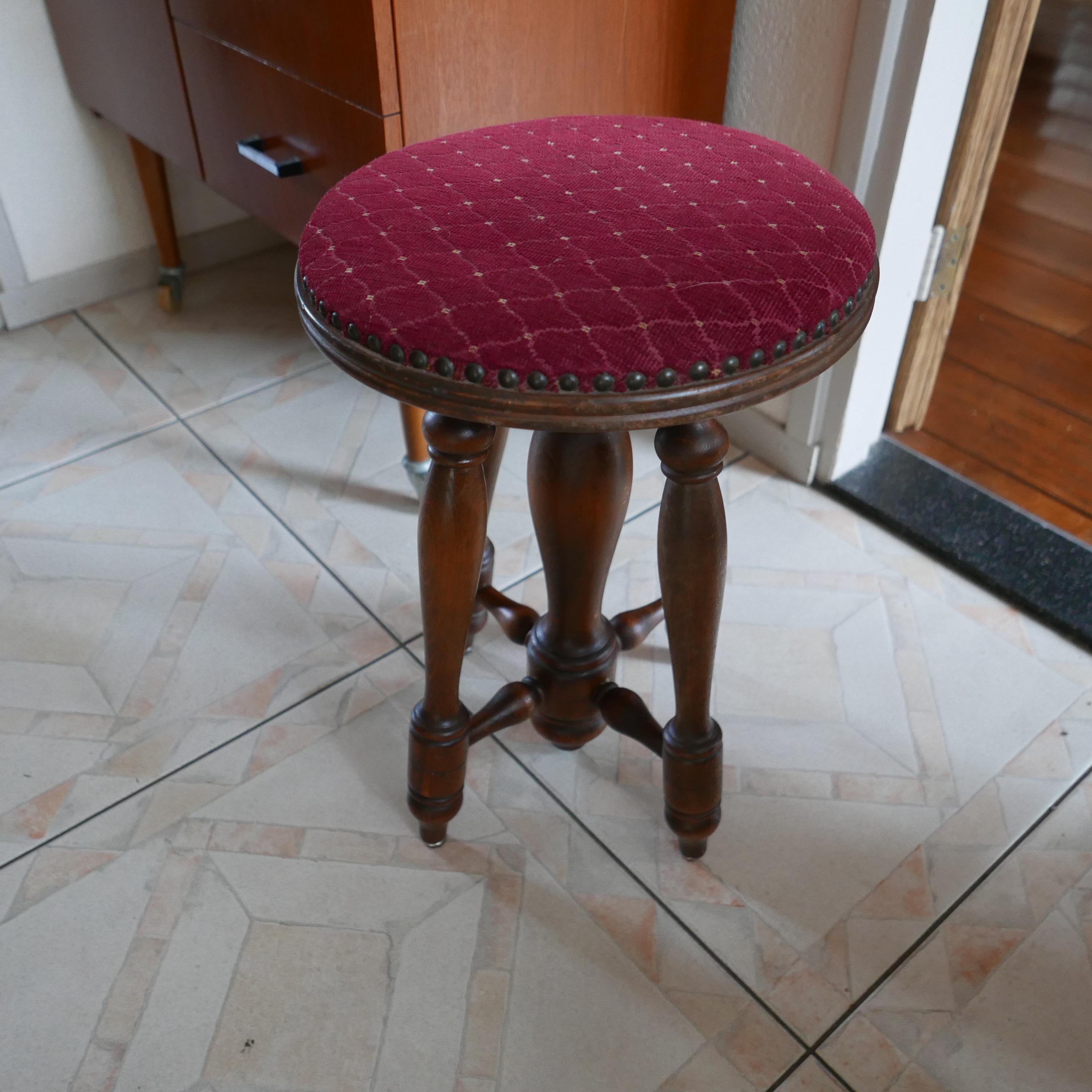Antique piano chair - Etsy 日本