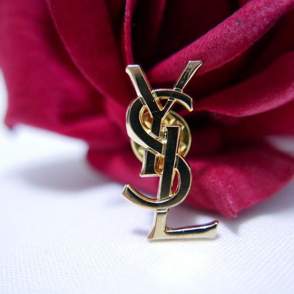 Yves Saint Laurent - YSL Logo Pin - Brosche