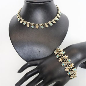 Gioielli firmati JEWELCRAFT anni &#39;50 - Set collana e bracciale - Gioielli di bigiotteria Coro anni &#39;50