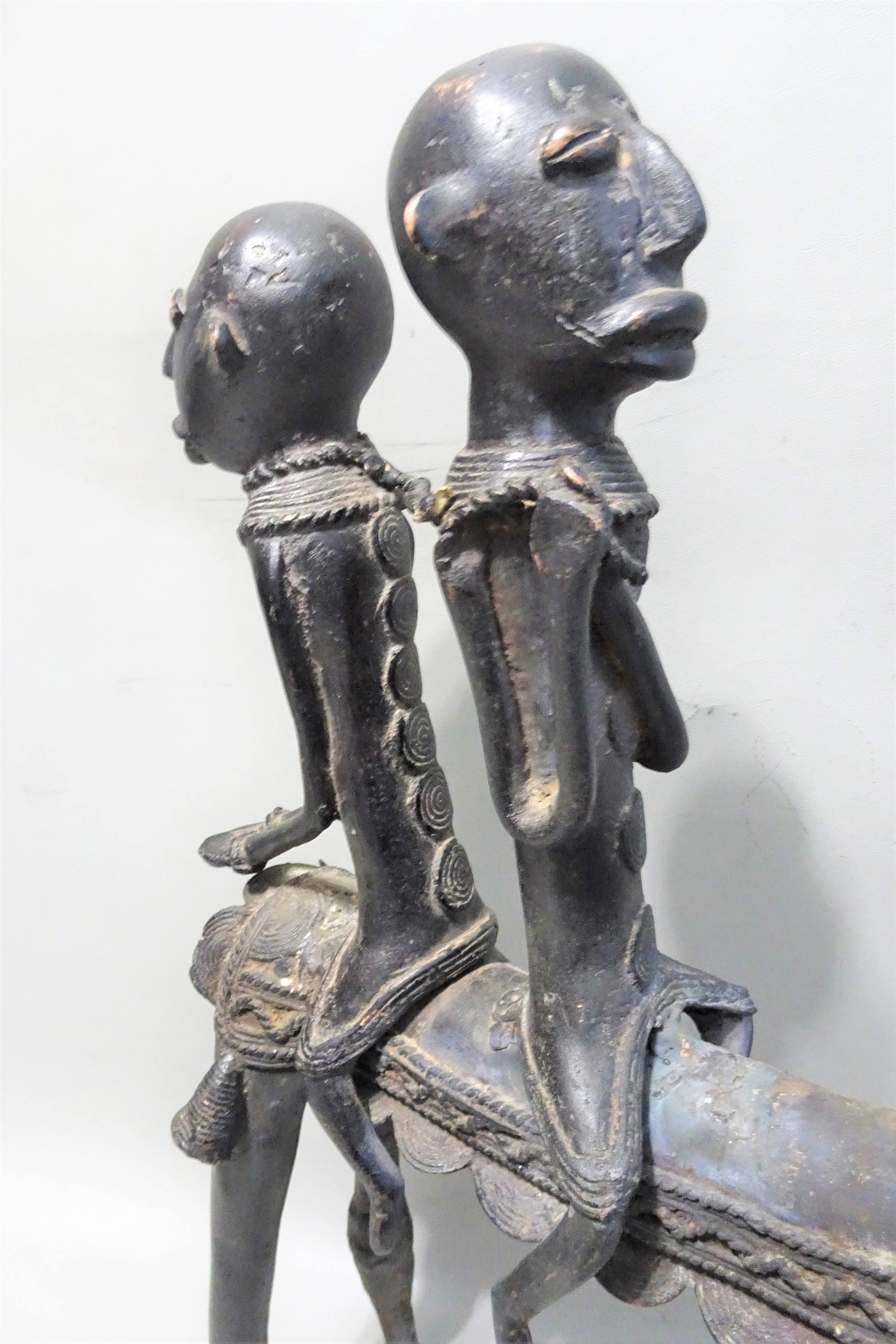 Large African bronze statue of two Putchu Guinadjiriders on Etsy