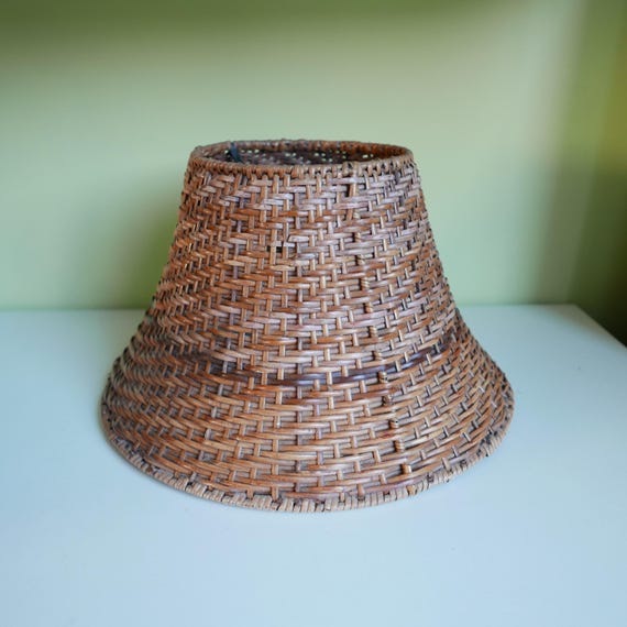 Rotan Lampenkap Gevlochten Riet