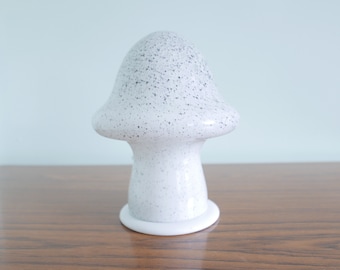 Glazen Paddestoel Tafellamp Gesigneerd Designer Fischer Leughten Duitsland 1970s Design Vintage - Mushroom Table Lamp