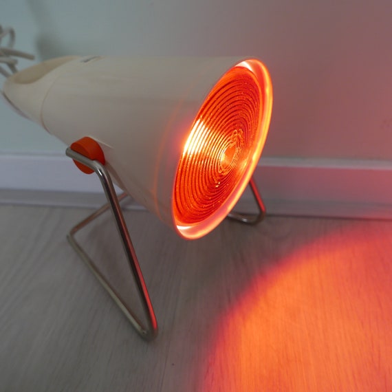 Vintage Philips Nederland Infraphil Infrared Heat Lamp 1960s