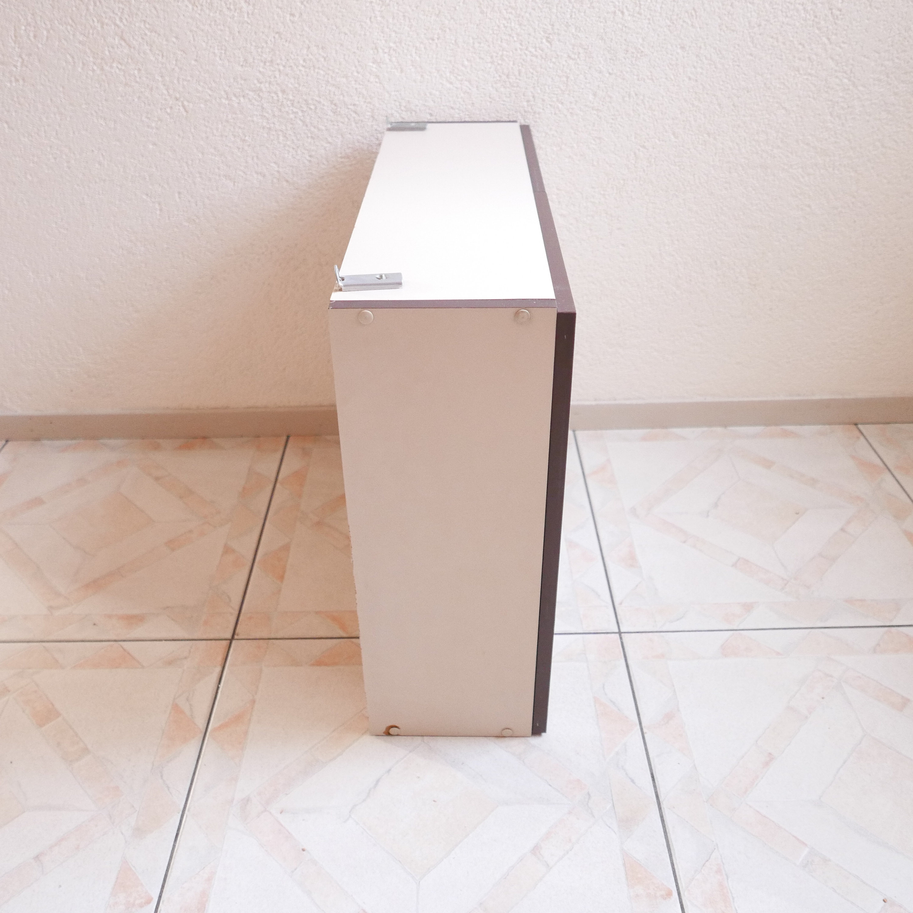 Gabinete Vintage de los años 70 Madera beige con marrón | Etsy