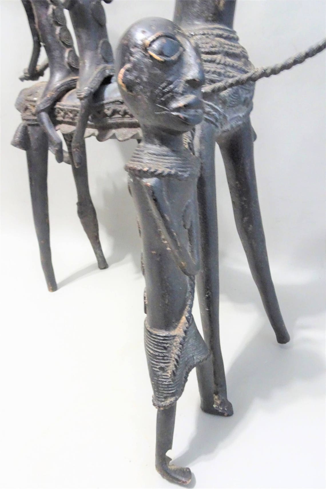 Large African bronze statue of two Putchu Guinadjiriders on Etsy