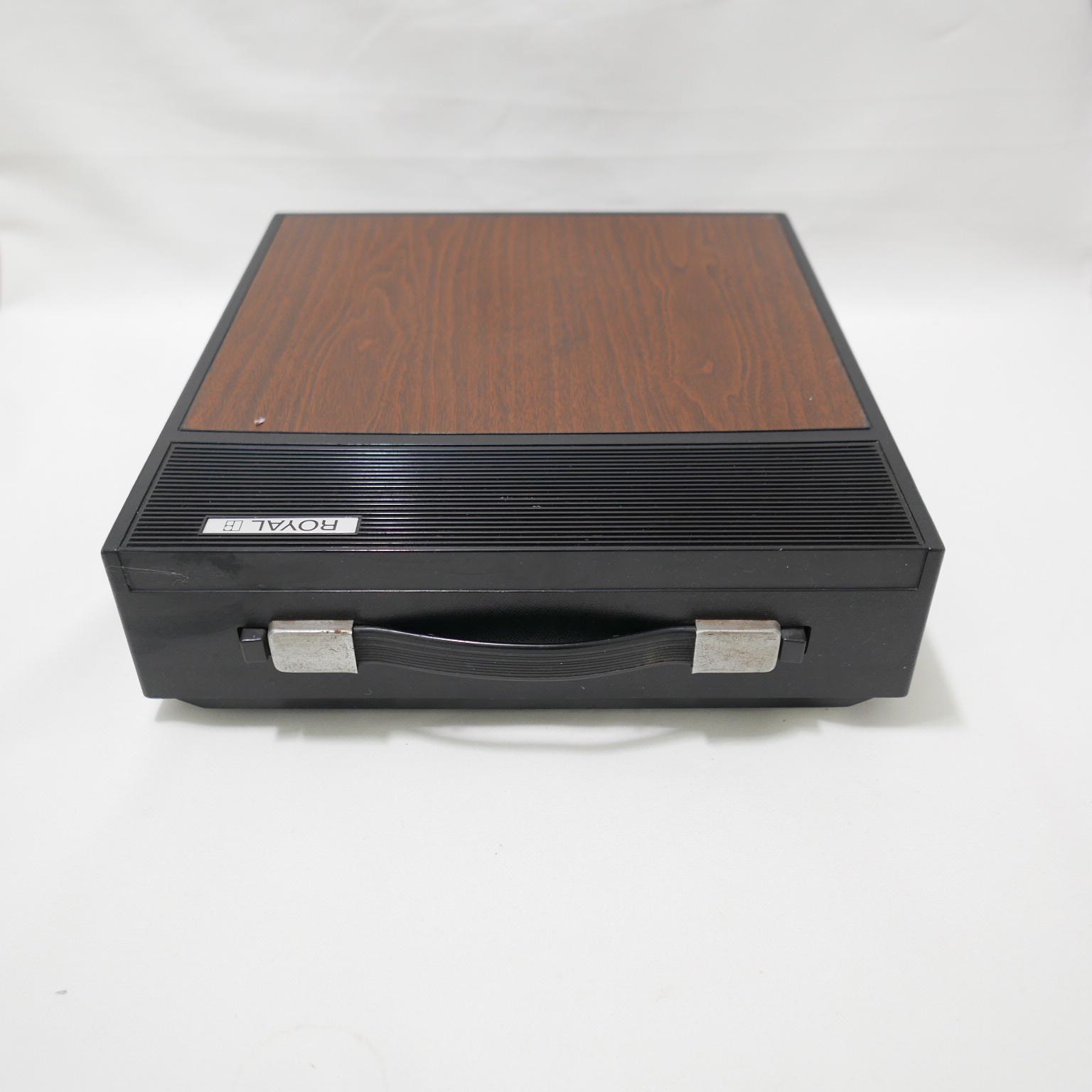 Royal 240 タイプライター - 木製機械式タイプライター - 1970年代 