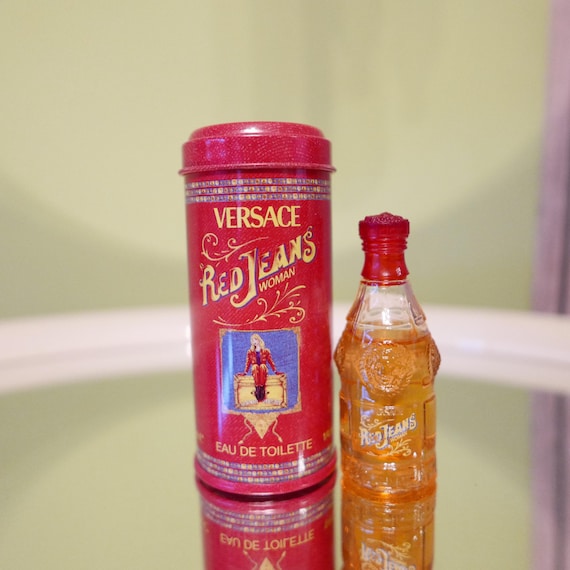 Versace Red Jeans Men's Eau De Toilette Vintage Miniature Bottle