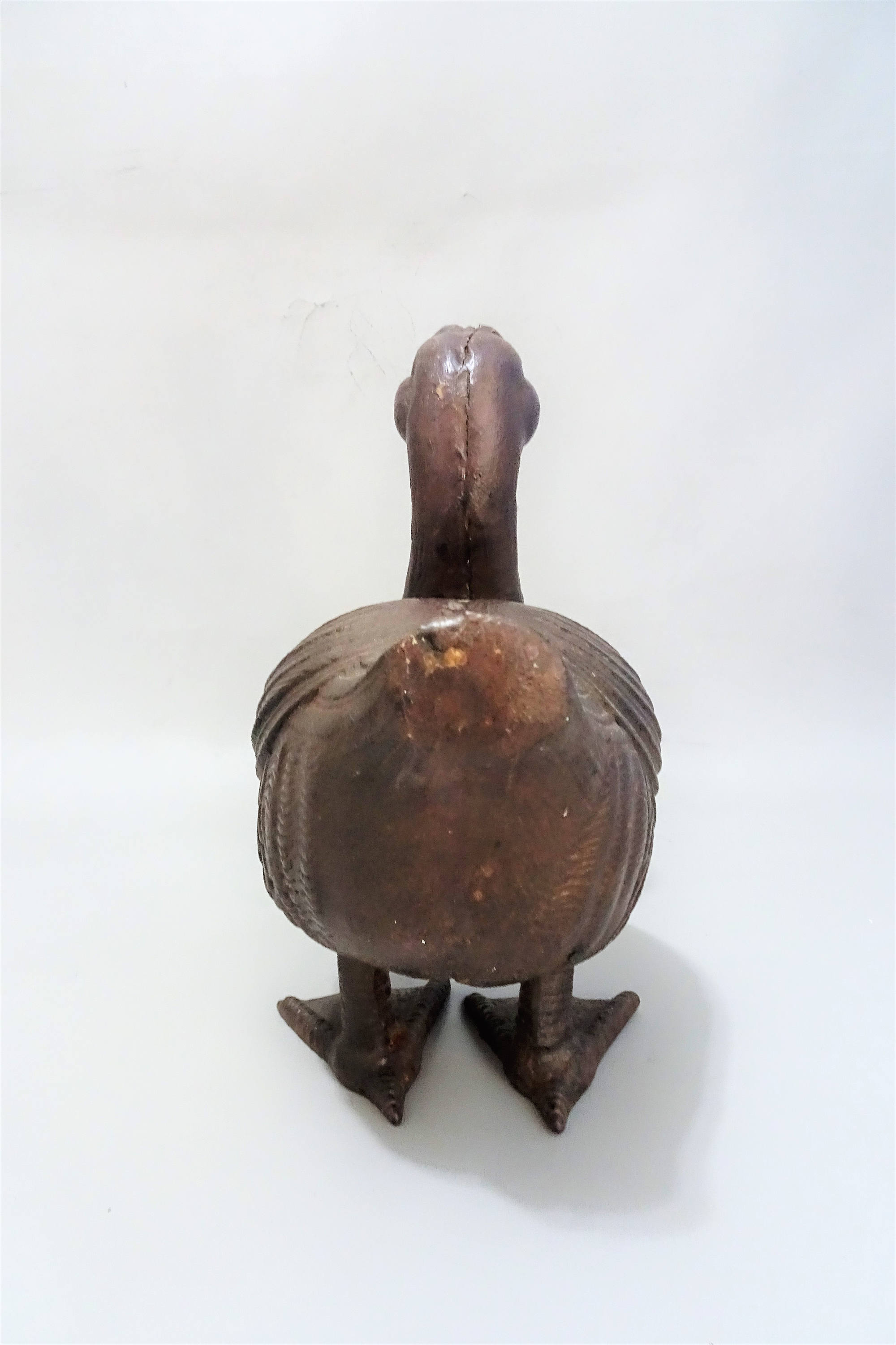 Decorative Cast Iron Duck Statue Figurine House Garden Patio Etsy