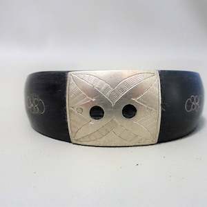 Tuareg Bracelet, Handmade African Ebony Bracelet Ethnic Tribal Jewelry Bracelet, Tuareg Jewelry - boho hippie gift for woman