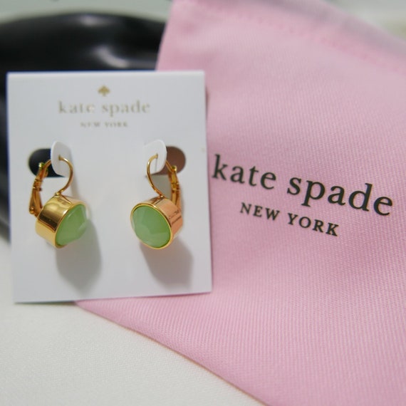 Kate Spade Earrings Green Etsy Canada