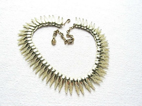 Signed CORO- Necklace - Cleopatra Choker Vintage … - image 7