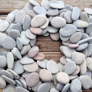 Set of Mixed SUPER TINY Sea pebbles-Round Oval mixed shape pebbles-Pebble craft-Pebble art Craft supply mosaic making-DIY-approx 200g-S20