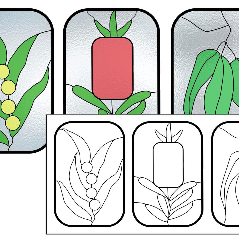 Leadlight Patterns - Etsy Australia