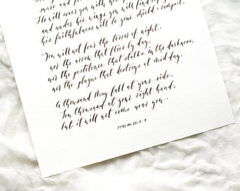 Custom Handwritten Calligraphy | Artwork
