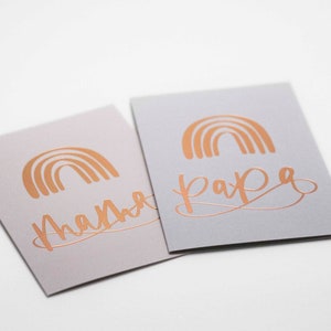 Set of Mama and Papa Card | Rainbow Mama | Rainbow Papa