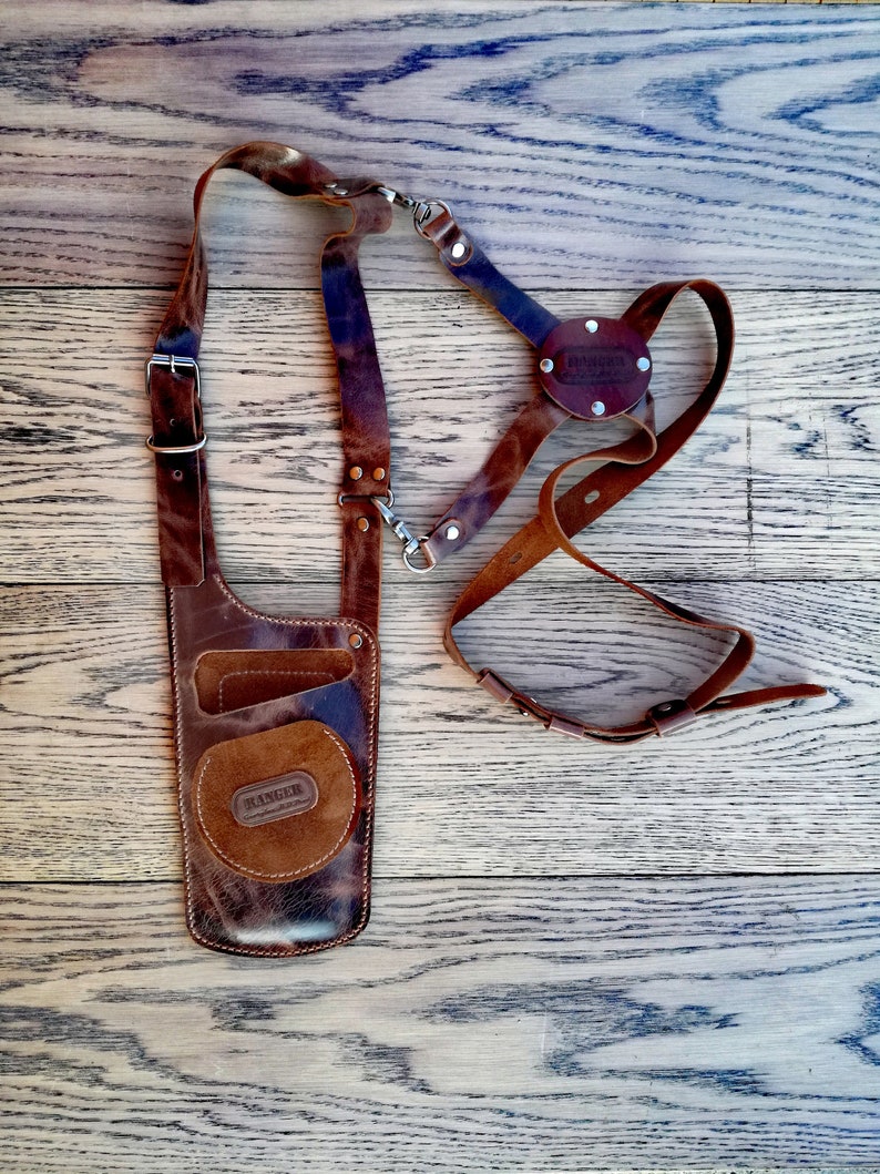 Phone Shoulder Holster iPhone Case Holder Leather Pockets Etsy