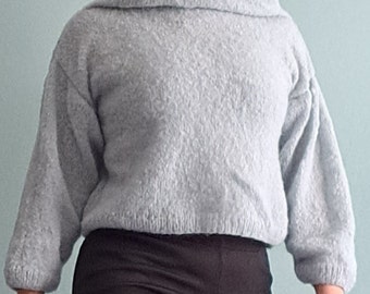 Light soft handmade sweater