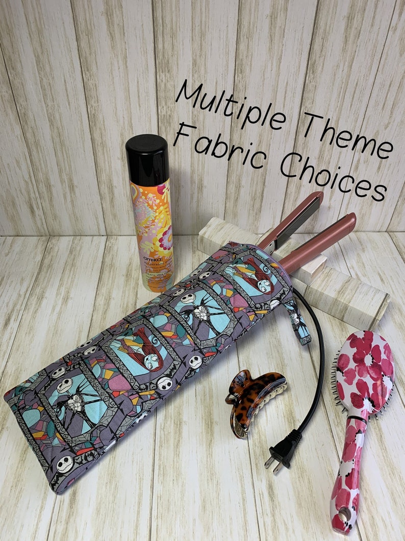 Curling Iron Bag Flat Iron Bag Hair Stylist Hair Accessory Etsy