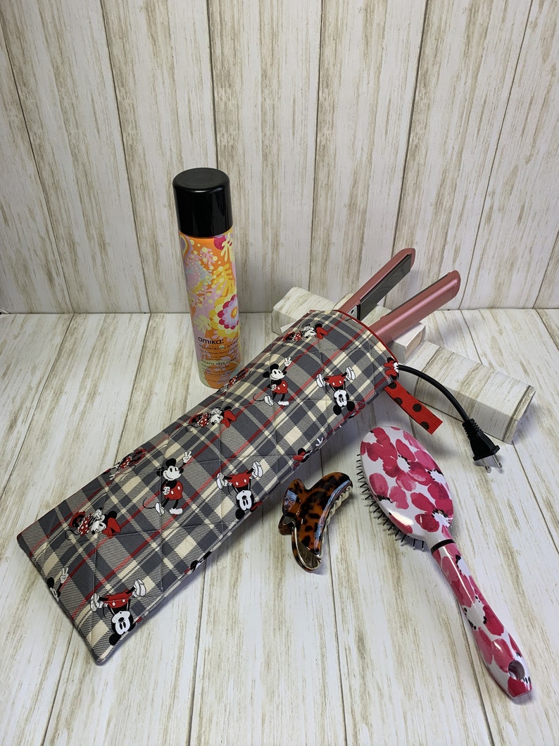 Curling Iron Bag Flat Iron Bag Hair Stylist Hair Accessory Etsy