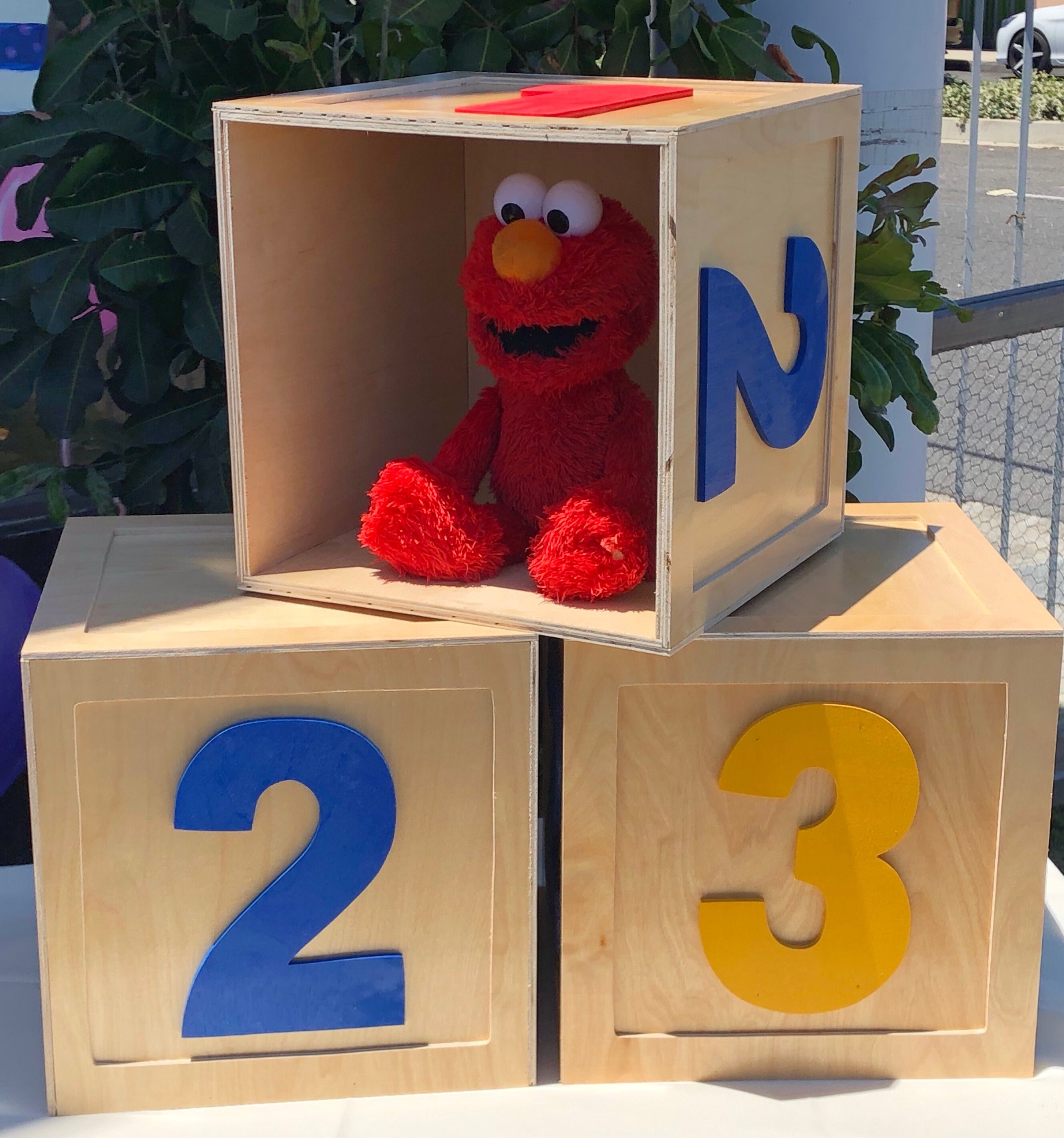 large abc blocks for centerpieces