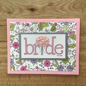 Bride to be card