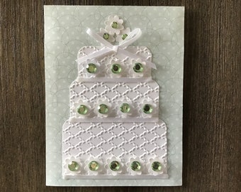Wedding Cake Congratulations card