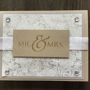 Wedding congratulations card