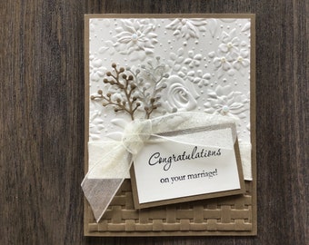 Wedding congratulations card