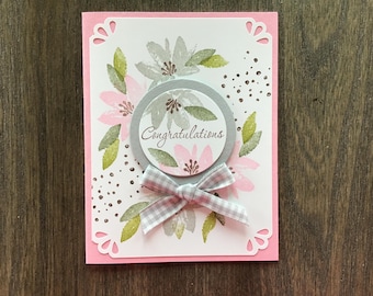Wedding congratulations card