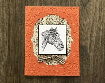 Horse Happy Birthday card