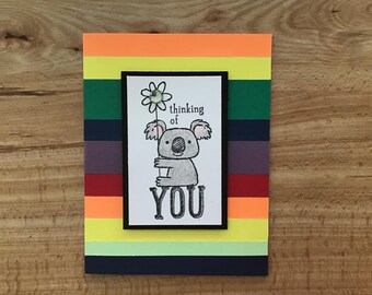 Thinking of you card