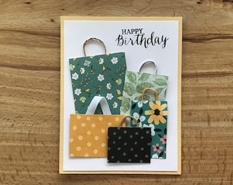 Hand Stamped Birthday Card