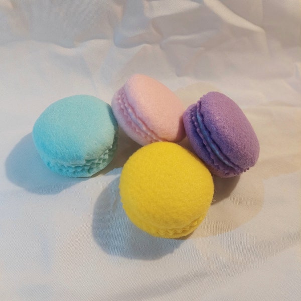 Easter Spring Pastel Macarons Set of 4 Felt Play Food