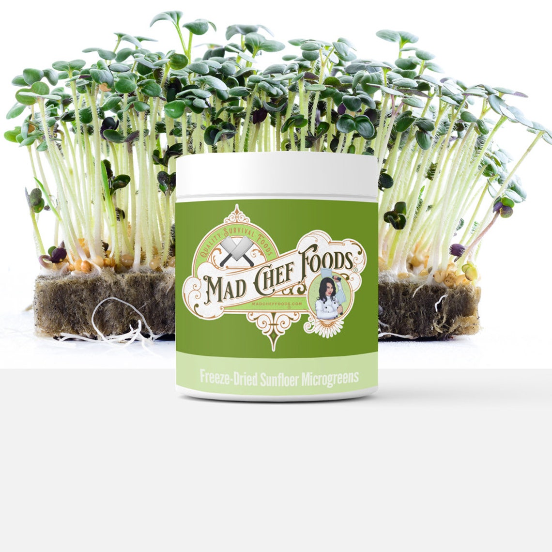 Freeze dried Sunflower Microgreens made in the U.S.A. Etsy