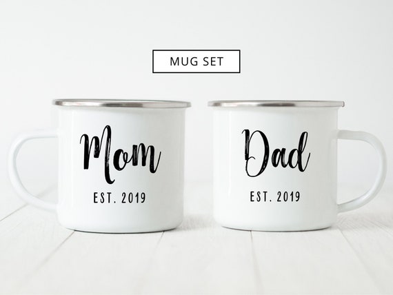 mom dad mug set