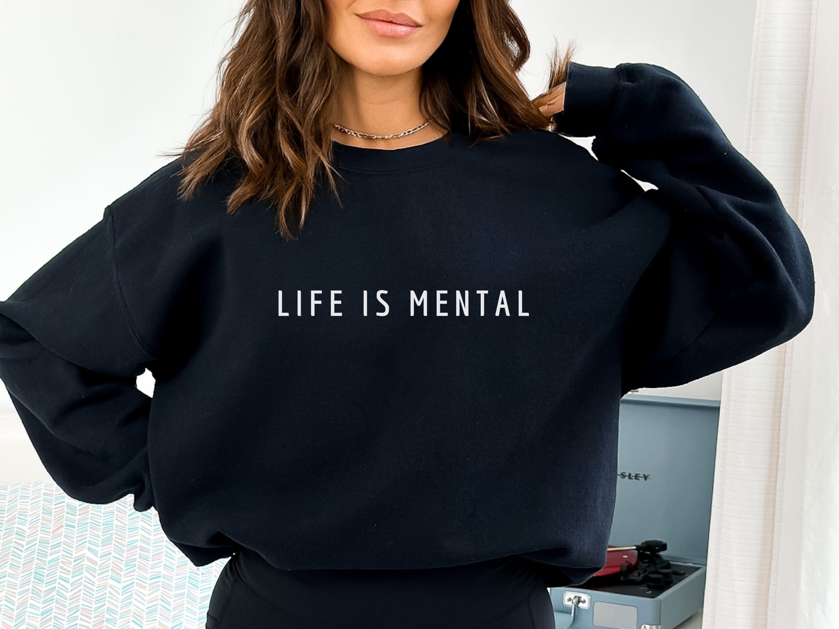 Womens store slogan sweatshirts