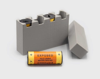 Caja de 120 películas impresa en 3D