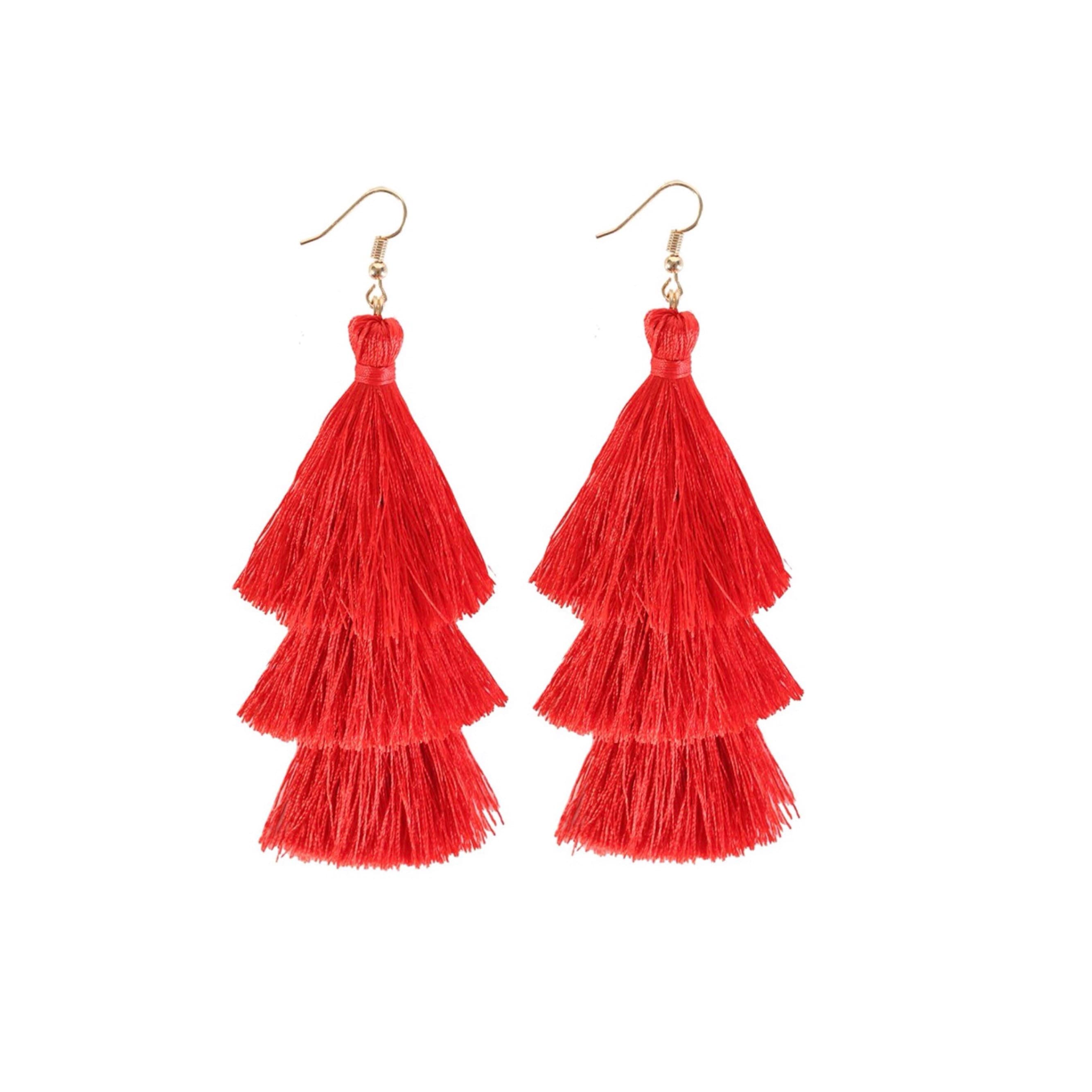 Pink and Red Valentine Earrings | Libby & Smee