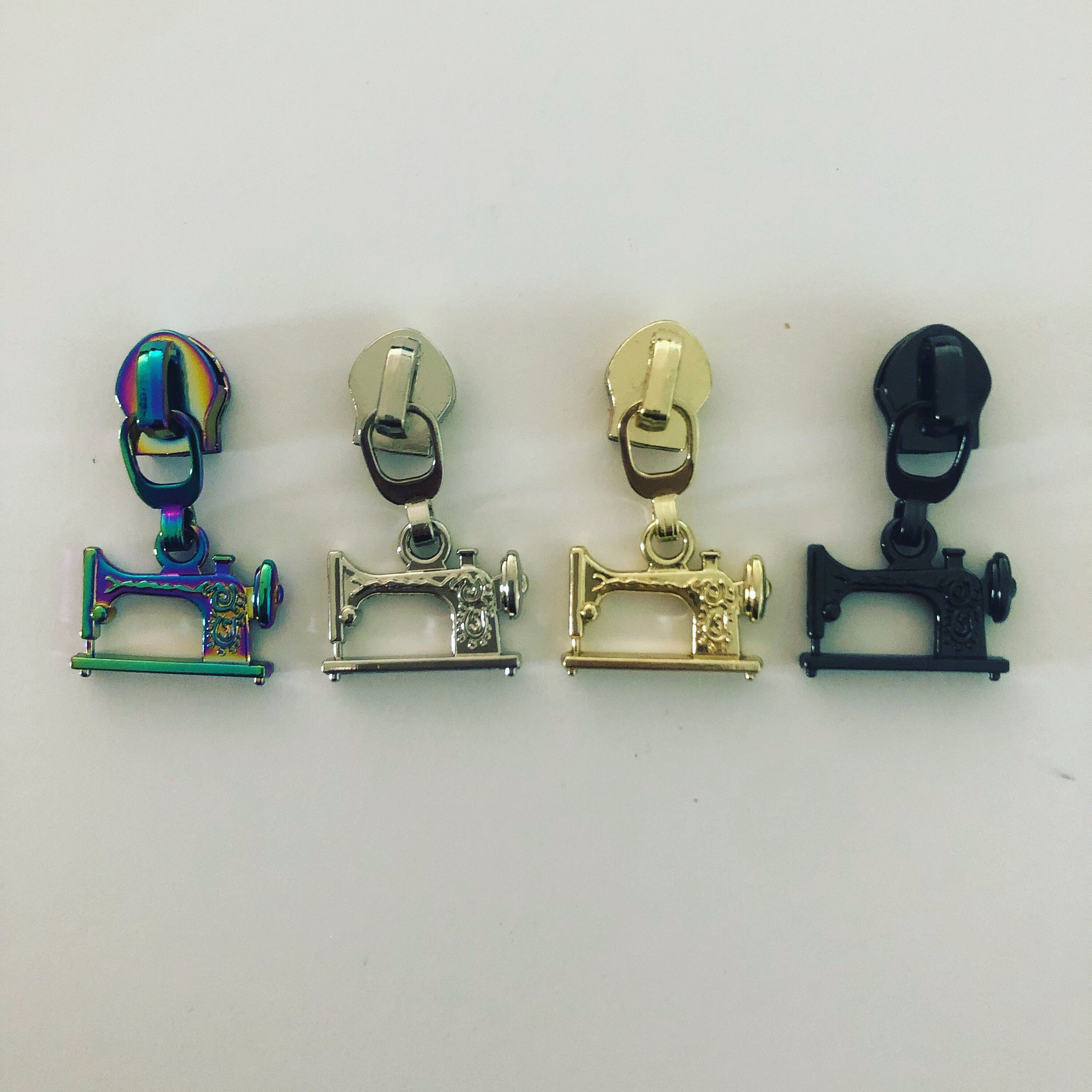 Zipper Pulls 5 Sewing Machine varies colours SEW_NECESSARY by Etsy