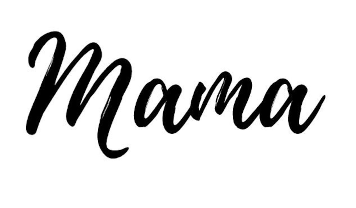 Mama SVG File - Etsy