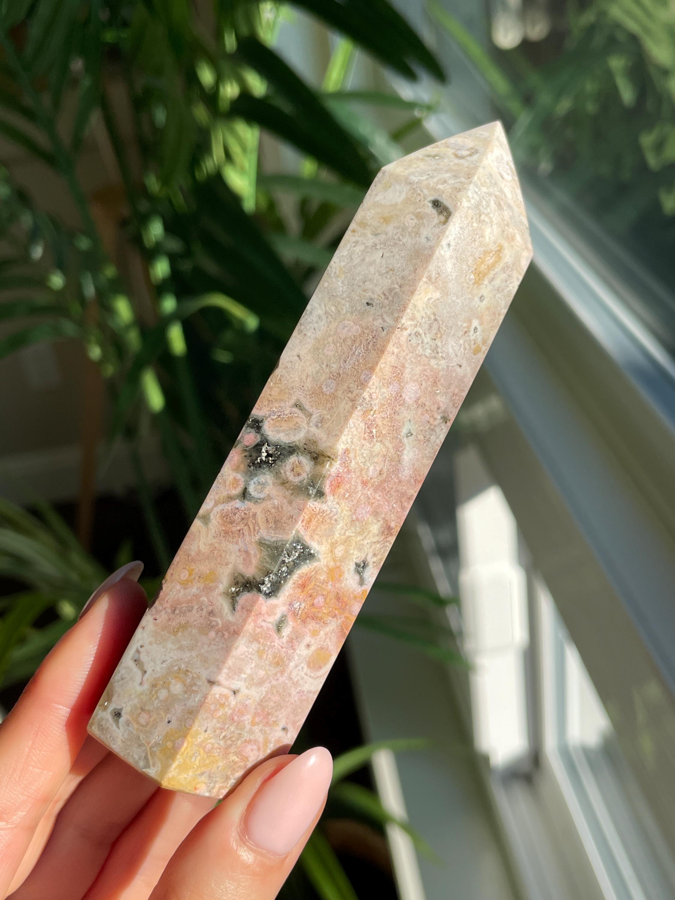 Pink Ocean Jasper - Etsy