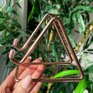 Rose Gold Slab, Specimen Stands / High Quality Crystal Display Stand / Bespoke Home Decor Design / Slab Stand / Crystal Accessory