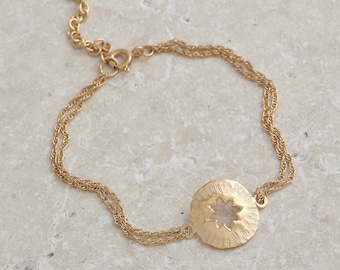 Ethical Sustainable 9ct Recycled Gold Bracelet | Handmade Jewellery UK | April March Jewellery