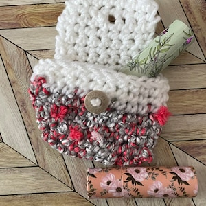 Handmade, crochet, coin purse, pouch, cute , gift ,