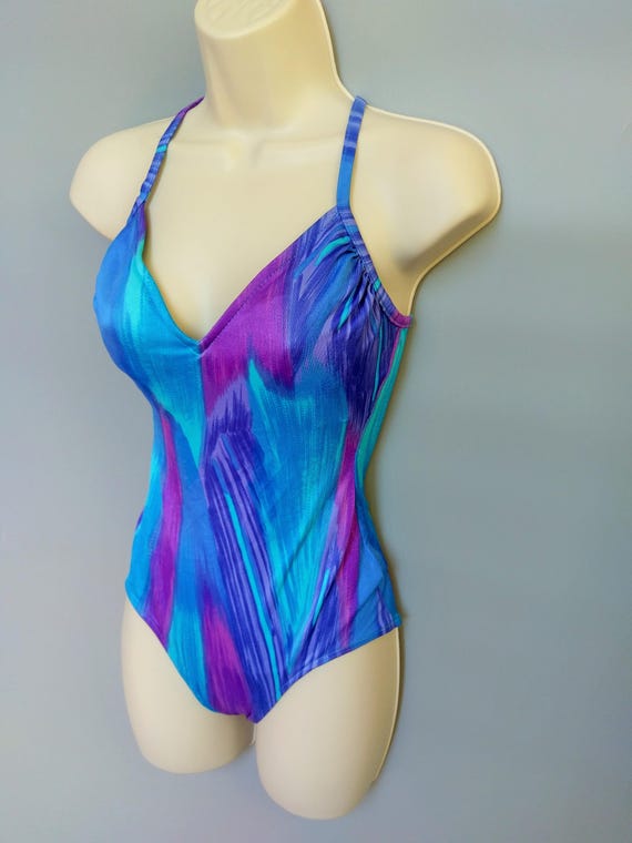 the deep end / 90s catalina swimsuit high cut one… - image 4