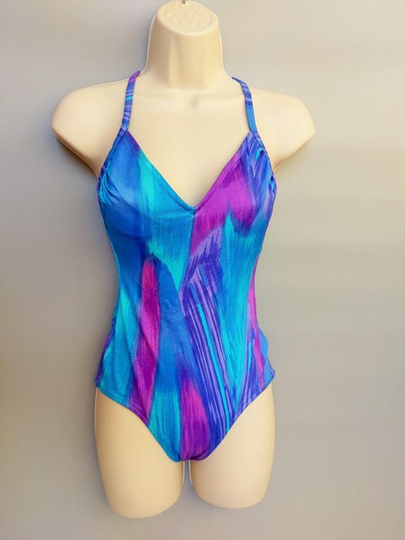 the deep end / 90s catalina swimsuit high cut one… - image 2