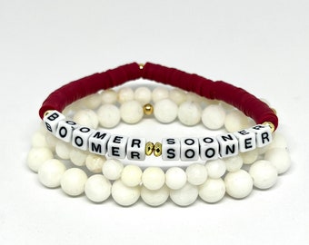 Boomer Sooner Bracelet Stack