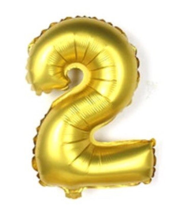 number 2 balloon