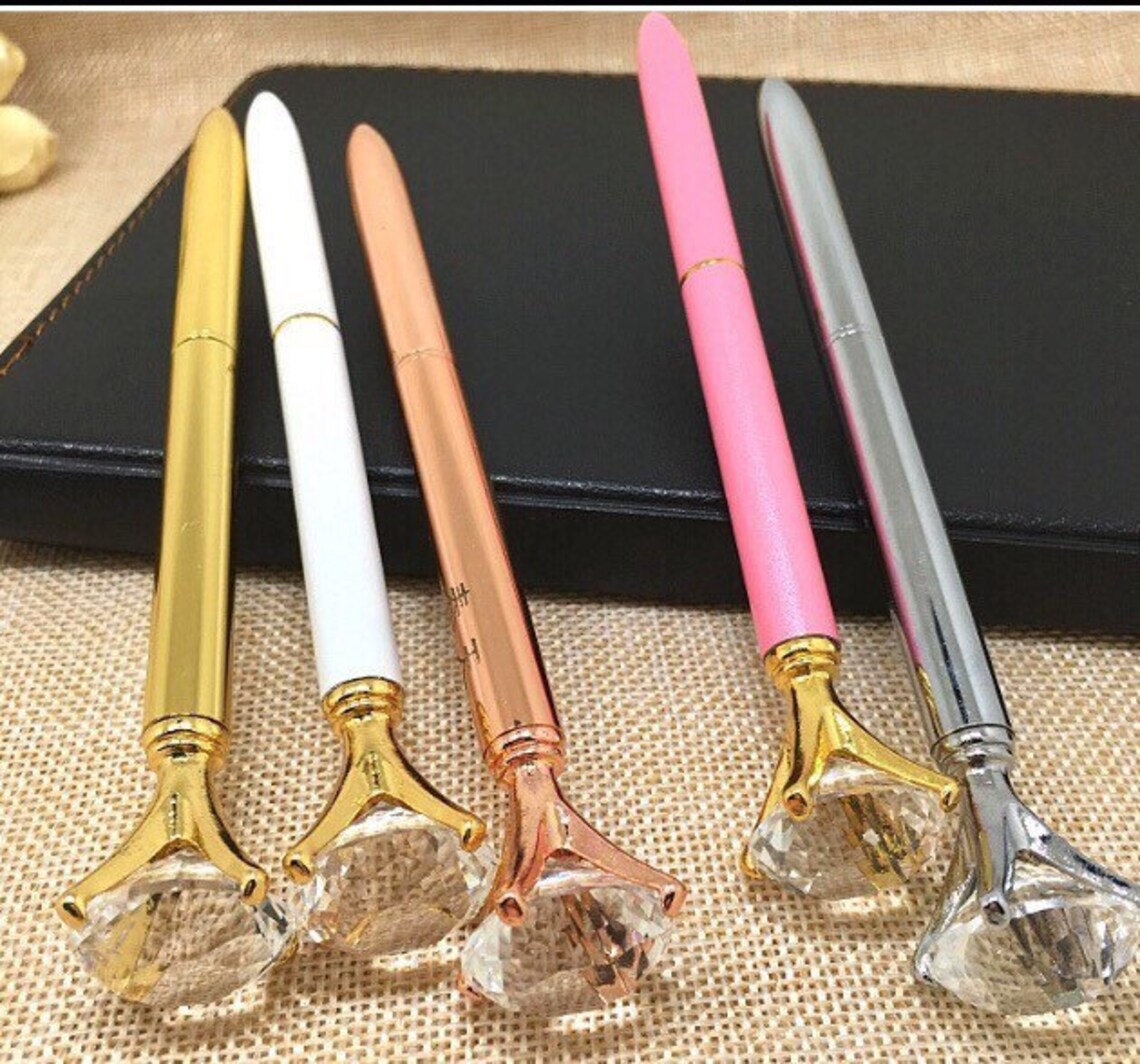 Diamond Top Gem Pennen Mooie Pennen Balpennen - Etsy Nederland