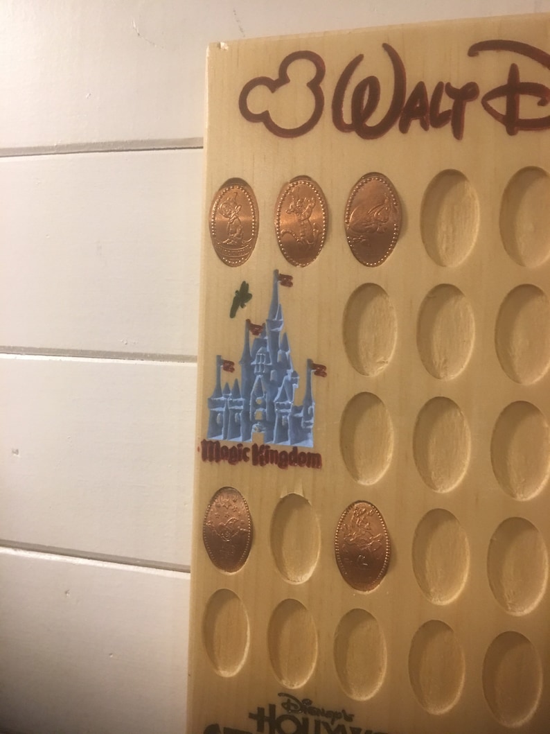 Disney pressed penny display Etsy